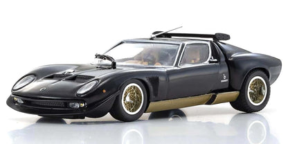 Kyosho 1:43 Lamborghini Miura SVR 1970 Noir-Or