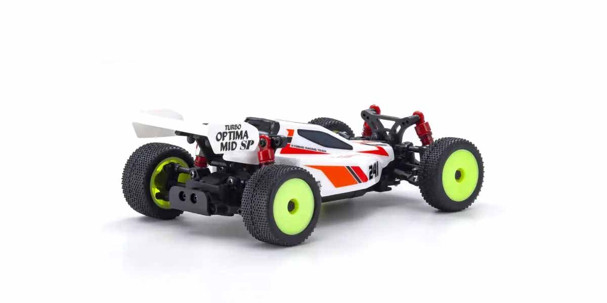 Kyosho Mini-Z MB010 Readyset 4WD Turbo Optima Mid Special White