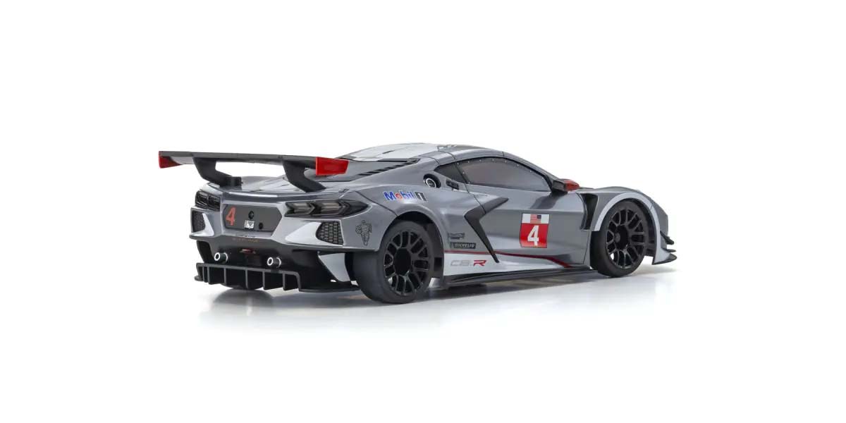 Kyosho Mini-Z MR04 RWD Corvette C8-R Gun Metal/White (W-MM/KT531P)