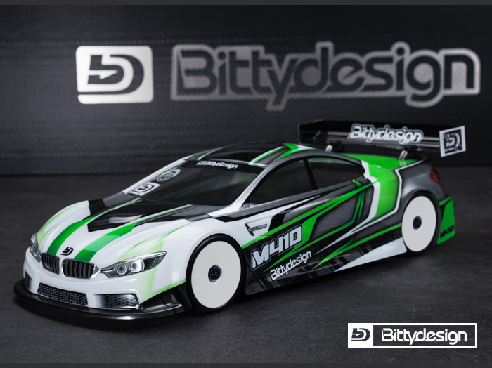 Bittydesign M410 1/10 TC 190mm Clear Body Shell - BDTC-M410