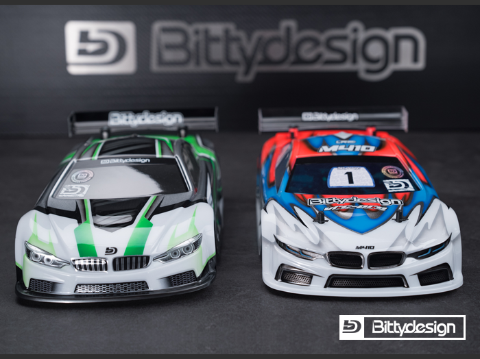 Bittydesign M410 1/10 TC 190mm Clear Body Shell - BDTC-M410