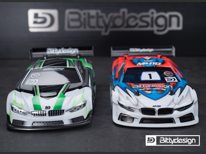Bittydesign M410 1/10 TC 190mm Clear Body Shell - BDTC-M410