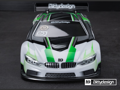 Bittydesign M410 1/10 TC 190mm Clear Body Shell - BDTC-M410