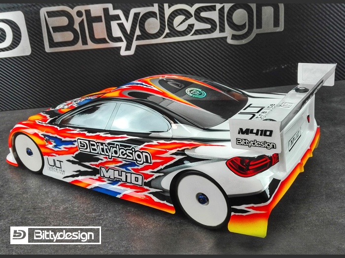 Bittydesign M410 1/10 TC 190mm Clear Body Shell - BDTC-M410