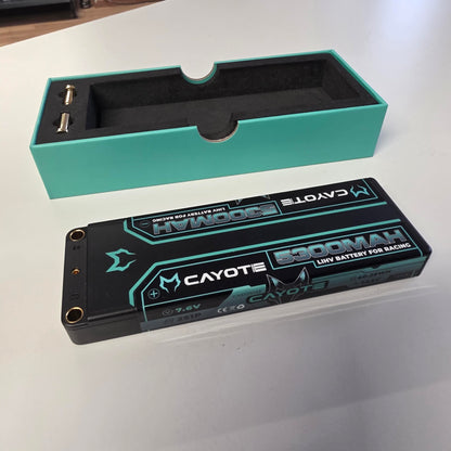 PRE OWNED Cayote Racing 5300mAh 2S LiPo battery 7.6V 145C 197g - 532S145