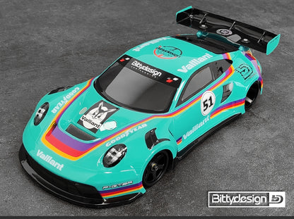 Bittydesign P-GT3R 1/12 GT12 Onroad Body Shell  - BDGT12-PGT3R