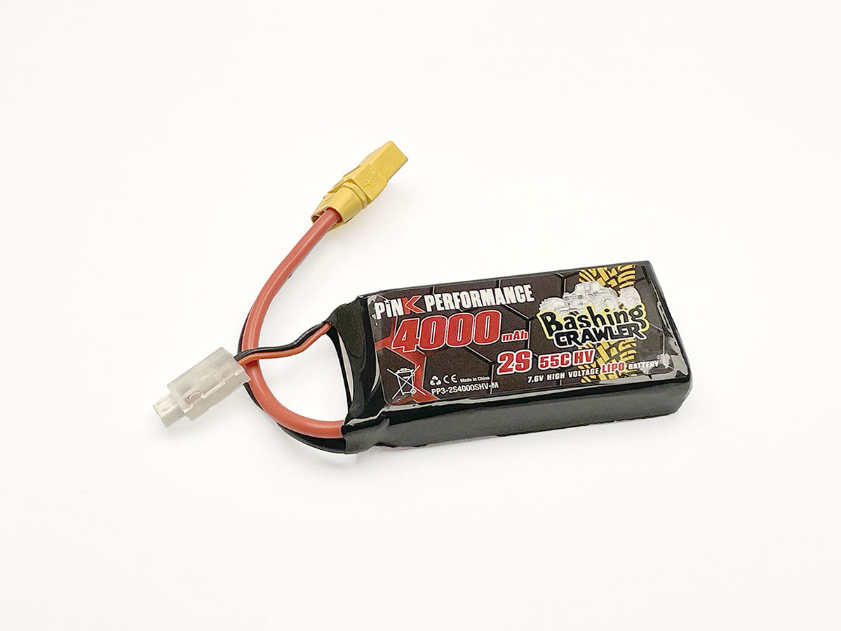 Pink Bashing Crawler LiPo 2S 7.6V-4000-55C (Multi) 96x42x21mm Shorty