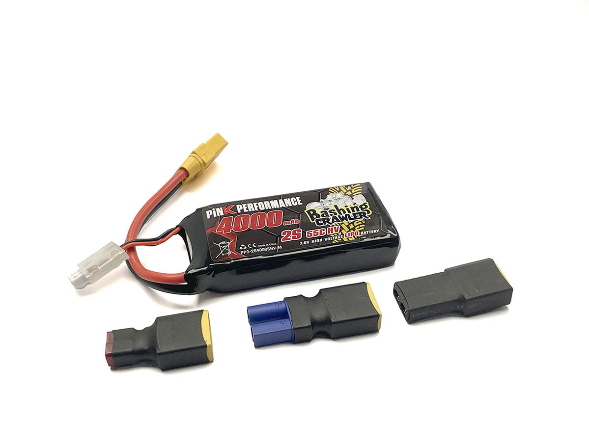 Pink Bashing Crawler LiPo 2S 7.6V-4000-55C (Multi) 96x42x21mm Shorty