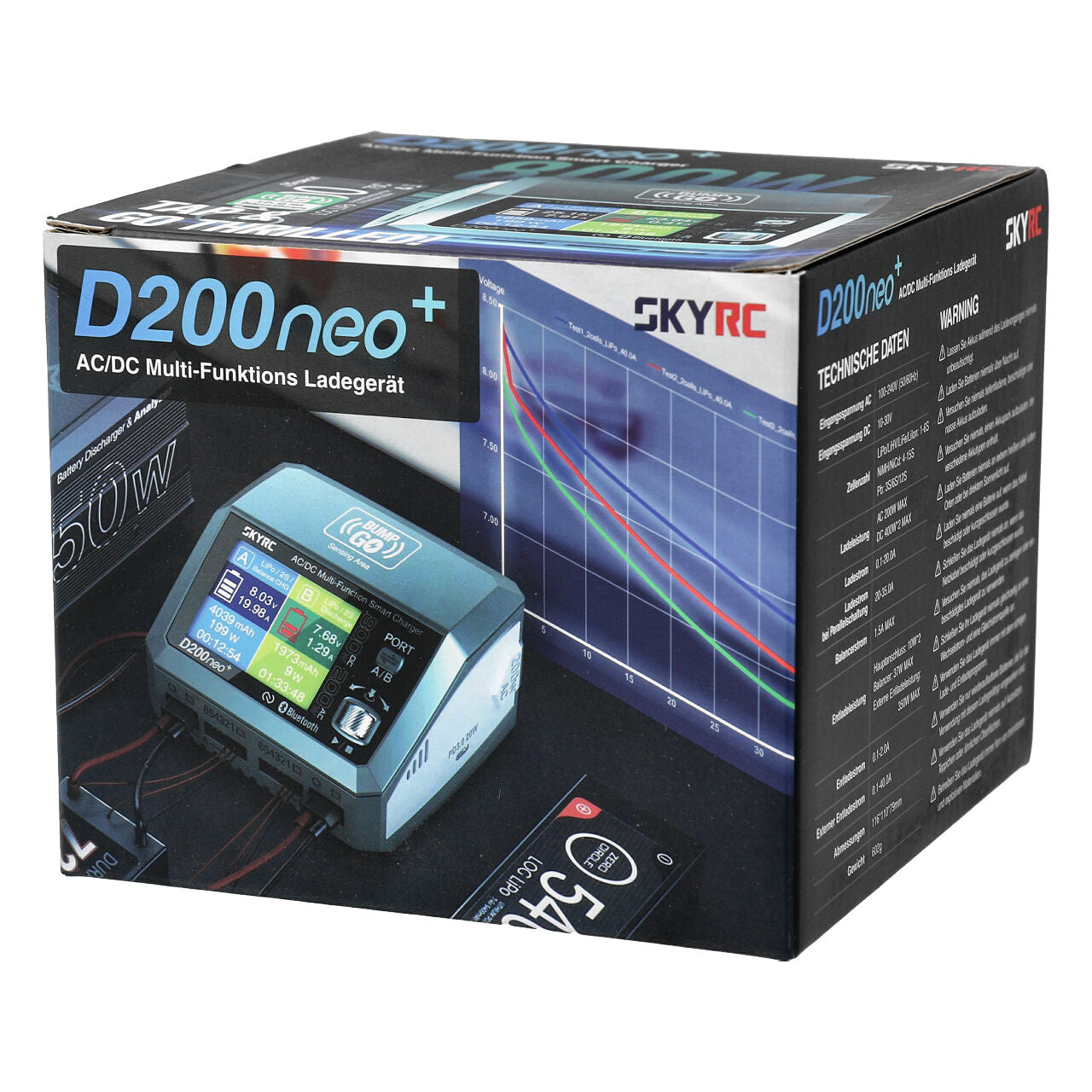 SkyRC D200 Neo+ LiPo 1-6s 20A 200W AC