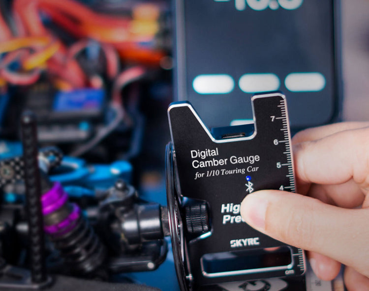 SkyRC Camber Gauge Digital Bluetooth - CTG-015 - RCXX - RC Racing Shop | RC Models | Tuning & Spare Parts for Professionals