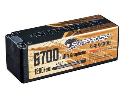 Sunpadow Li-Po Battery 4S 14,8V 6700mAh 120C Gold - JA0008 - RCXX - RC Racing Shop | RC Models | Tuning & Spare Parts for Professionals