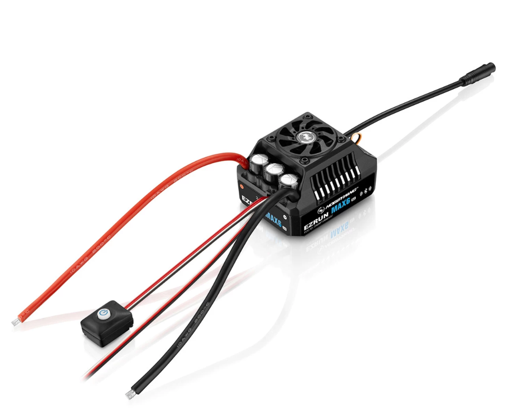 Contrôleur Hobbywing Ezrun MAX6 200 A, LiPo 3-8S, BEC 8A