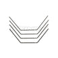 Infinity ANTI-ROLL BAR FRONT SET - 1.2/1.3/1.4/1.5MM (1) T060 - RCXX - rc racing for professionals