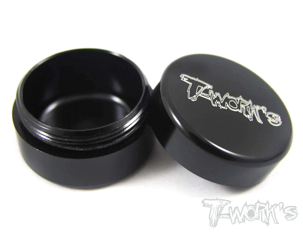 T-Works TA-034 Black Aluminum Grease Holder (1) - Small - RCXX - rc racing for professionals