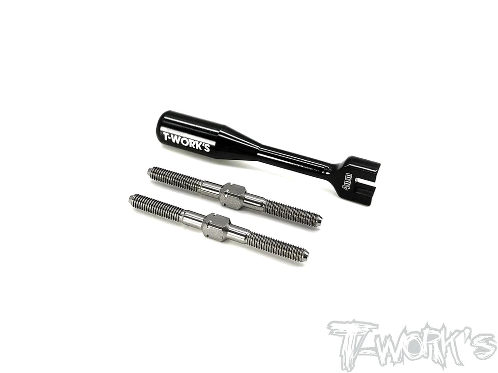 T-Works TB-220 64 Titanium Turnbuckle Set for Awesomatix A12 - RCXX - rc racing for professionals