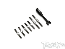 T-Works TB-226 64 Titanium Turnbuckle Set for Xray Xray T4'21 - RCXX - rc racing for professionals
