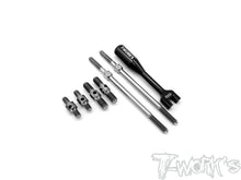 T-Works TB-233 64 Titanium Turnbuckle Set for Infinity IF18-2 / IF18-3 - RCXX - rc racing for professionals