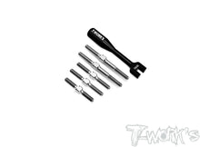 T-Works TB-279 64 Titanium Turnbuckle Set for Xray X4 2023/2024 - RCXX - rc racing for professionals