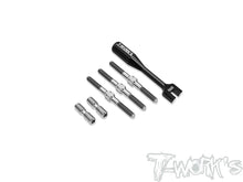 T-Works TB-302 64 Titanium Turnbuckle Set for Xray X1'24 - RCXX - rc racing for professionals