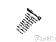 T-Work's TB-324 64 Titanium Turnbuckle Set ( For AXON TC10/3 ) - RCXX - RC Racing Shop | RC Models | Tuning & Spare Parts for Professionals