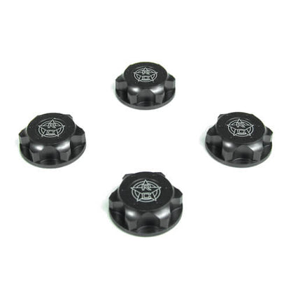 Tekno Wheel Nuts (RC Logo, 17mm, serrated, M12x1.0, 4pcs) - TKR5116C