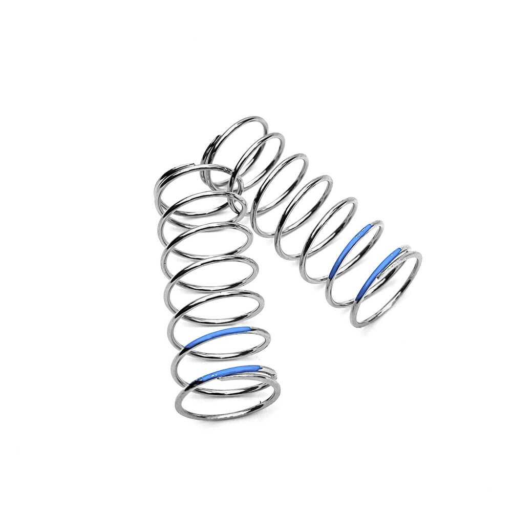 Tekno Shock Spring Set (front, 1.6x8.0, 5.73lb/in, 57mm, blue) - TKR6108