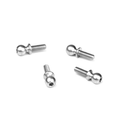 Tekno Ball Stud (5.5mm, short neck, 8mm thread, 4pcs) - TKR6208