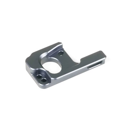 Tekno Motor Mount Insert (7075, gun metal ano, EB/ET48 2.0) - TKR9011