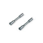Tekno Steering Posts (aluminum, gun metal ano) - TKR9102A