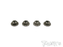 T-Works TP-034 64 Titanium Light Weight large-contact Serrated M4 Wheel Nuts (4) - RCXX - rc racing for professionals