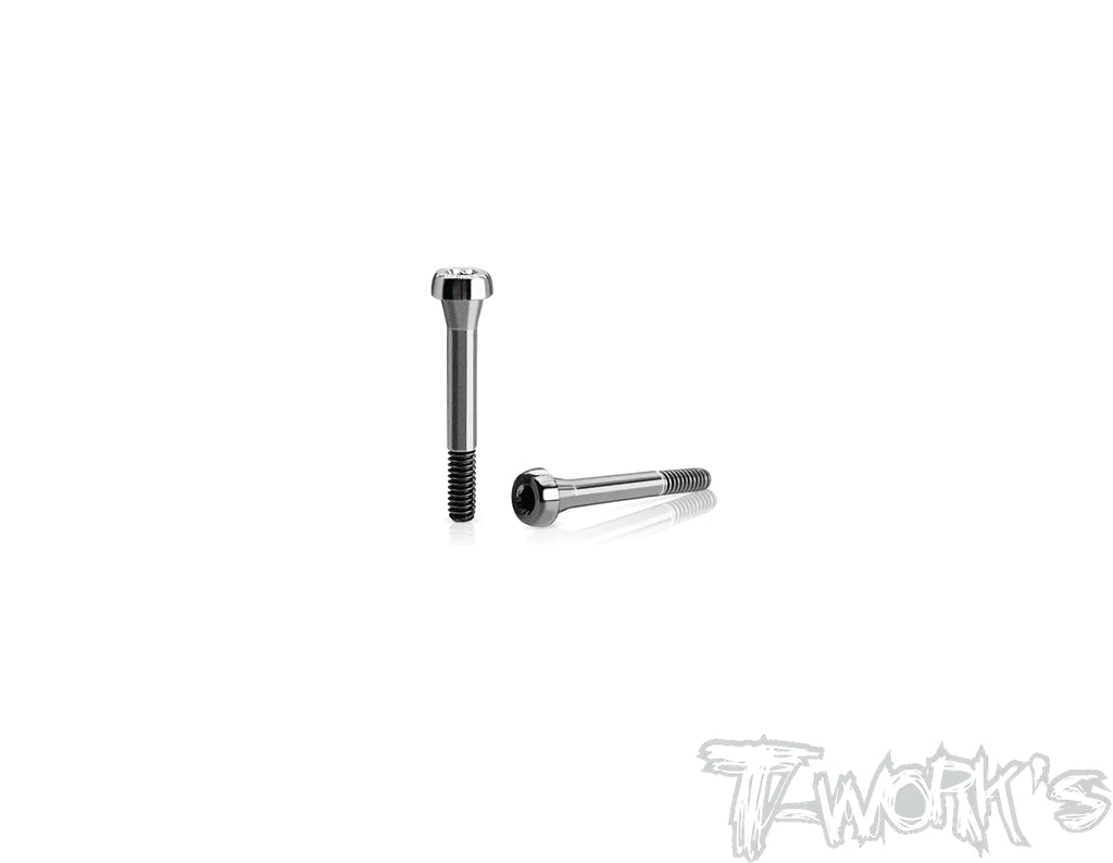 T-Works TP-800R-C 64 Titanium Body Shell Front End Downtravel Screw for Awesomatix A800R - 2pcs. - RCXX - rc racing for professionals