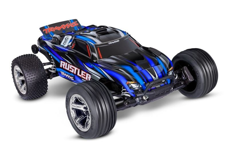 Traxxas Rustler 2WD RTR HD BL2S Brushless Stadium Truck - 37354 - RCXX - RC Racing Shop | RC Models | Tuning & Spare Parts for Professionals