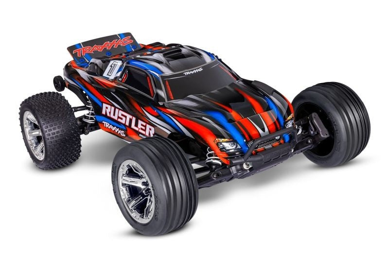 Traxxas Rustler 2WD RTR HD BL2S Brushless Stadium Truck - 37354 - RCXX - RC Racing Shop | RC Models | Tuning & Spare Parts for Professionals