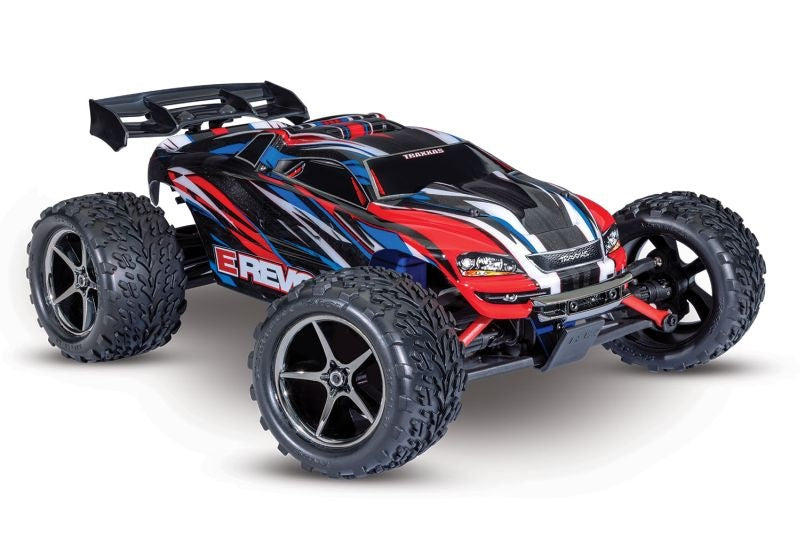 Traxxas E-Revo Brushed 1/16 4WD RTR Mini Monster Truck Offroad Auto + USB Ladegerät - 71054 - RCXX - RC Racing Shop | RC Models | Tuning & Spare Parts for Professionals