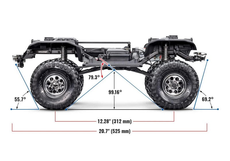 TRAXXAS TRX-4 1972 BLAZER K5 HIGHTRAIL 1/10 CRAWLER RTR - 92086 - RCXX - RC Racing Shop | RC Models | Tuning & Spare Parts for Professionals
