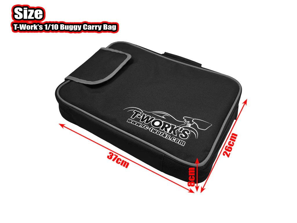 T-Works TT-110-C T-Work's 1/10 Buggy Carry Bag (1) - RCXX - rc racing for professionals