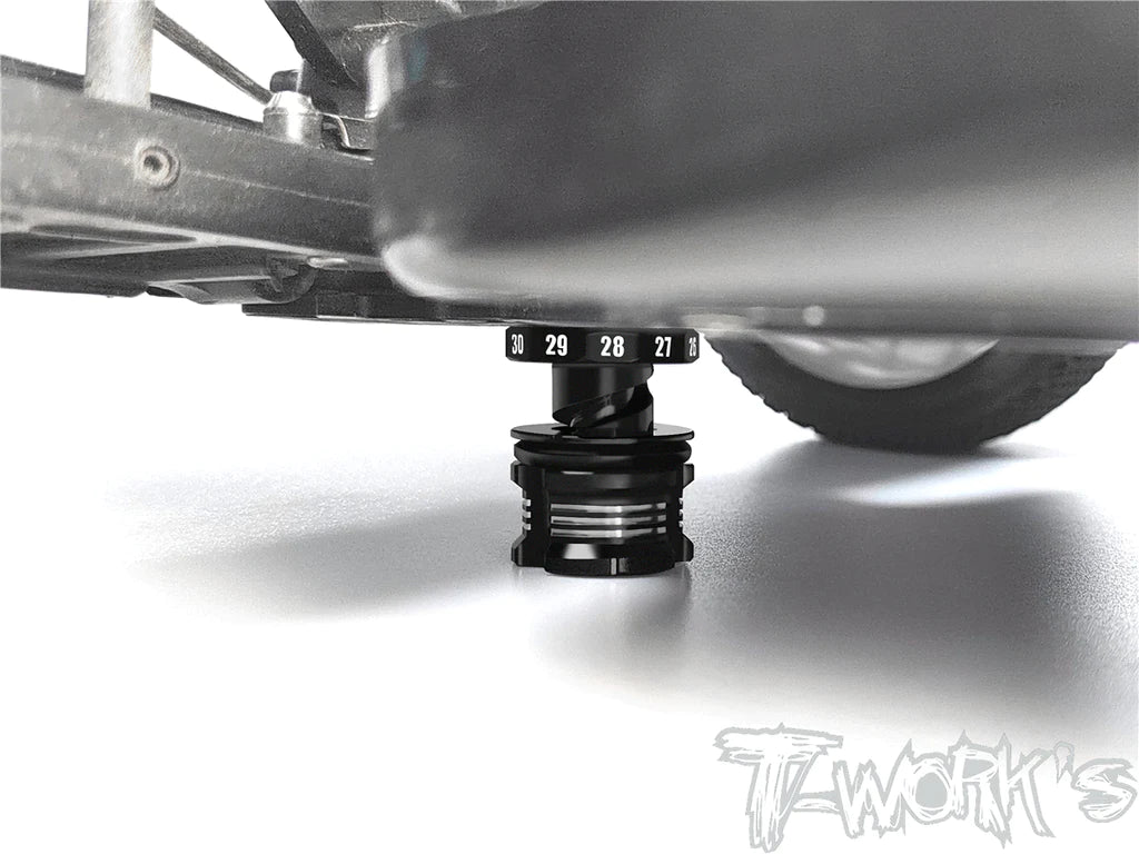T-Works TT-116-A V2 Adjustable Ride Height Gauge 20-30mm - RCXX - rc racing for professionals