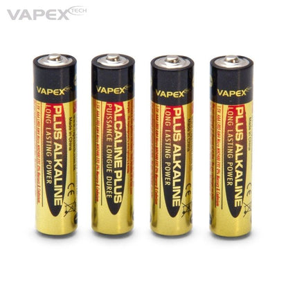 Vapex Plus Alkaline Batteries AAA (4) - VPLUS4AAA - RCXX - RC Racing Shop | RC Models | Tuning & Spare Parts for Professionals