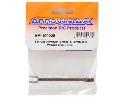 Arrowmax Small Ball Cap Remover &amp; Turnbuckle Wrench (3mm/4mm) - AM-190028