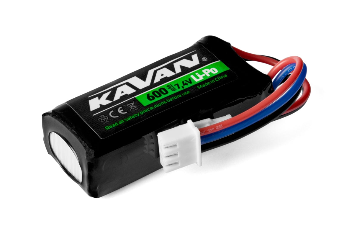 Batterie LiPo GRE18 600 mAh 7,4 V (2S)