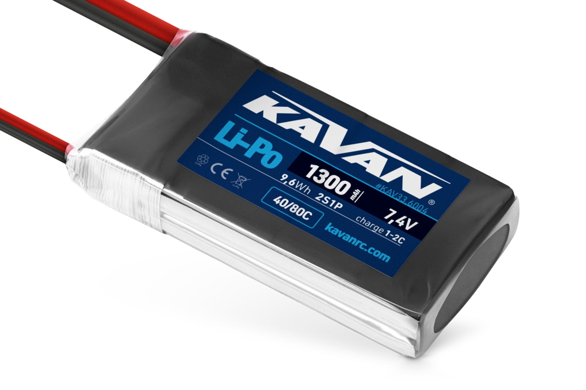 Batterie KAVAN Li-Po 1300mAh 7,4V 40/80C – KAV33.6004