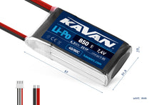 KAVAN Li-Po battery 850mAh 7.4V 40/80C – KAV33.6000