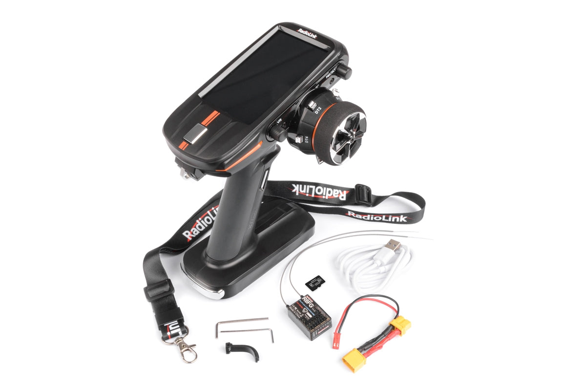 Radiolink RC8X Sender mit R8FG Empfänger – 8-Kanal RC-Set mit Telemetrie & Gyro