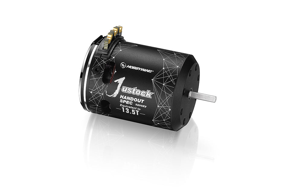 Hobbywing XeRun Justock 17.5T "Handout" Spec 2600KV Motor - Black - RCXX - rc racing for professionals