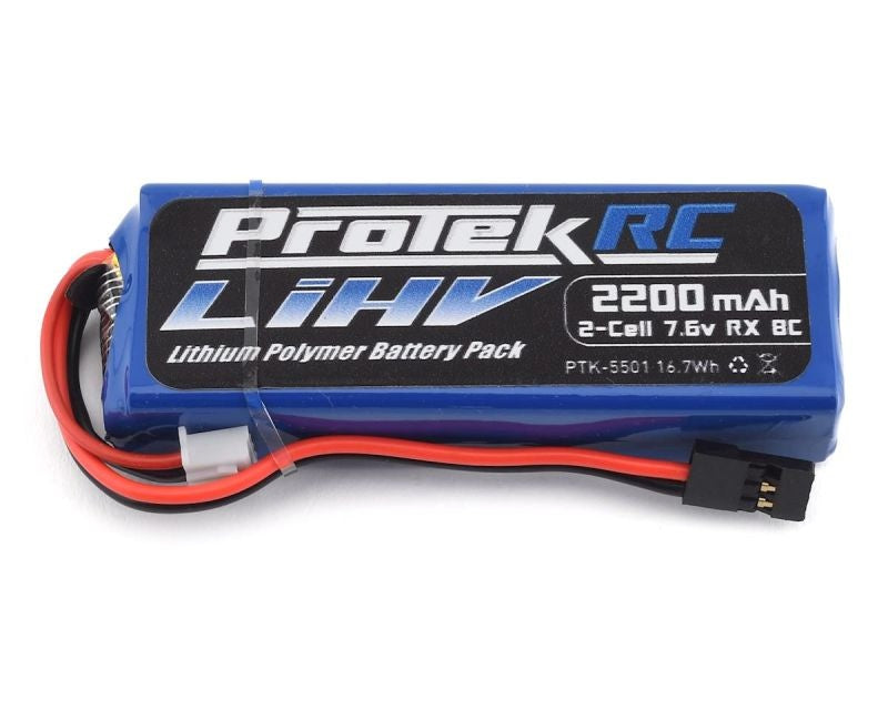 HV LiPo Empfänger Batterie Pack (Mugen/AE/8ight-X)  RC (7.6V/2200mAh)
