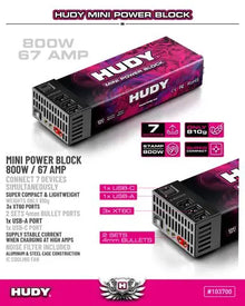 HUDY Mini Power Block 800W / 67 AMP – CH VERSION