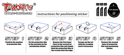 T-Works TA-085-MT4 Screen Protector For Sanwa & Airtronics MT4/MT4S - RCXX - rc racing for professionals