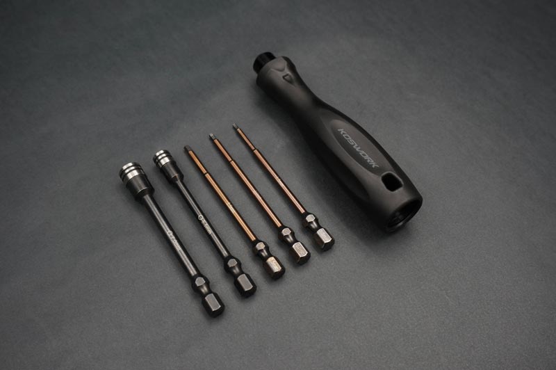 1/4″ Drive Hex &amp; Nut Driver Set – Light Tri Handle