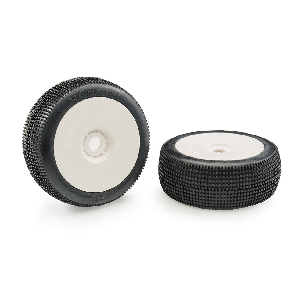 Matrix 1/8 Offroad Buggy Tires - NEBULA SUPERSOFT (2) Preglued - RCXX - rc racing for professionals