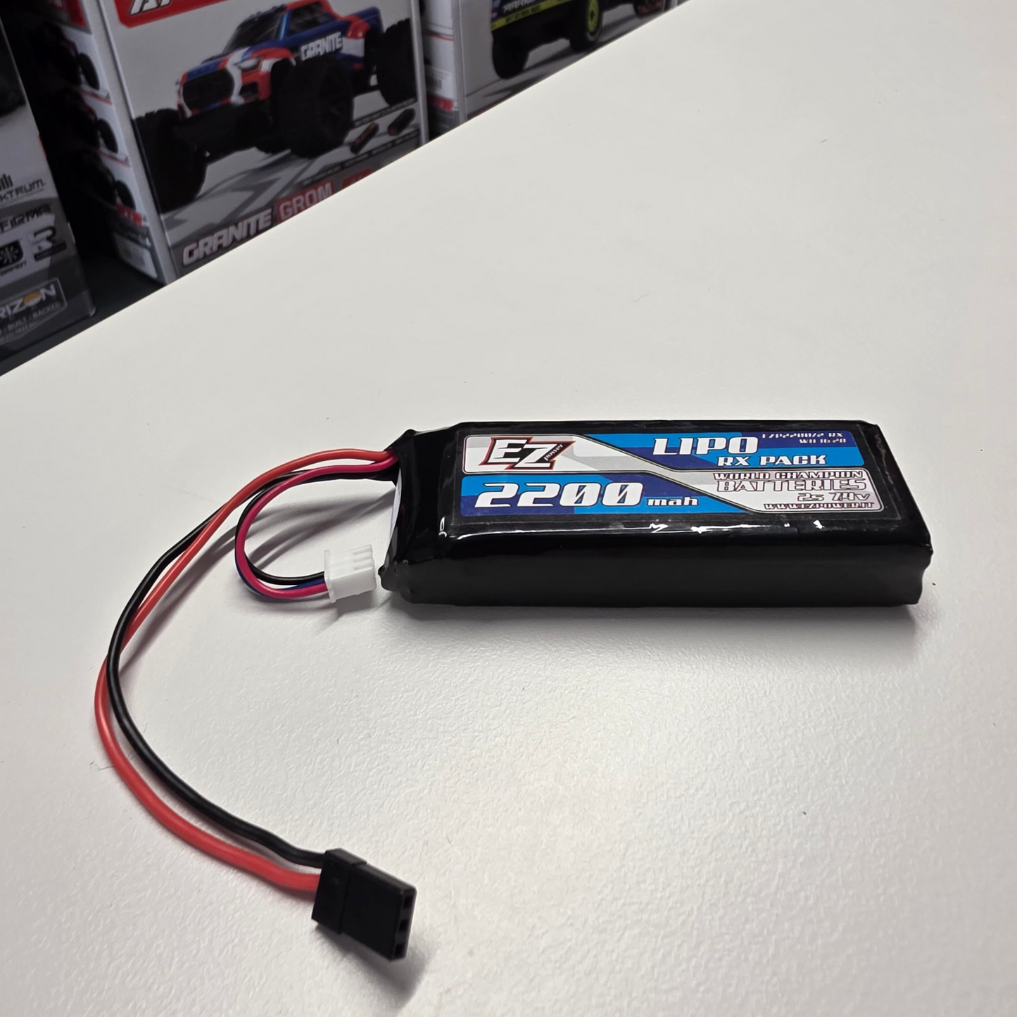 PRE OWNED EZ POWER LIPO RX PACK 2200 2S 7,4V